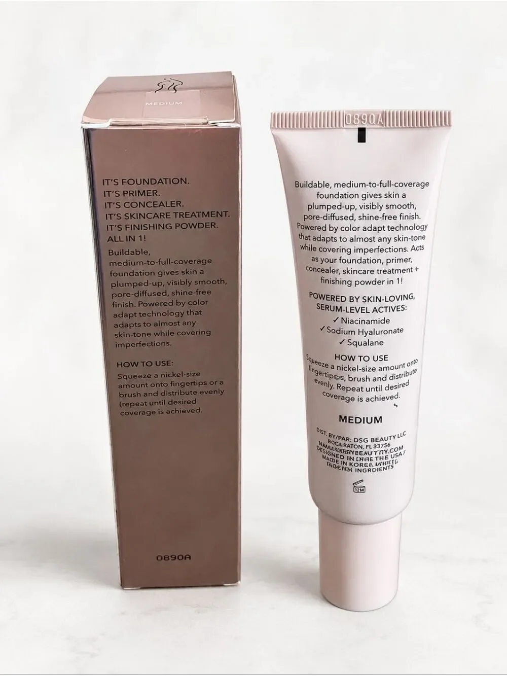 Nakery Beauty Plumping Velvet Serum Foundation Medium
